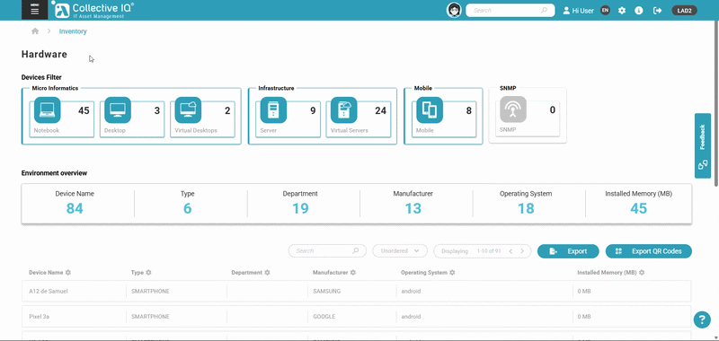 ITAM Hardware Inventory 1 Hardware Inventory