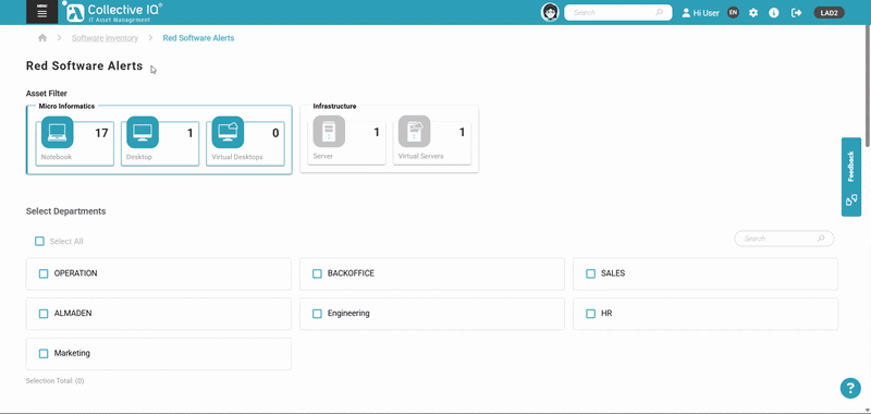 ITAM Software Red Alert Red Alert