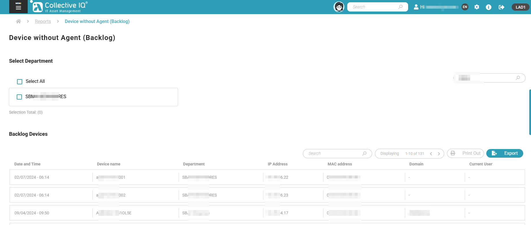 Device Without Agent - Product Documentation
