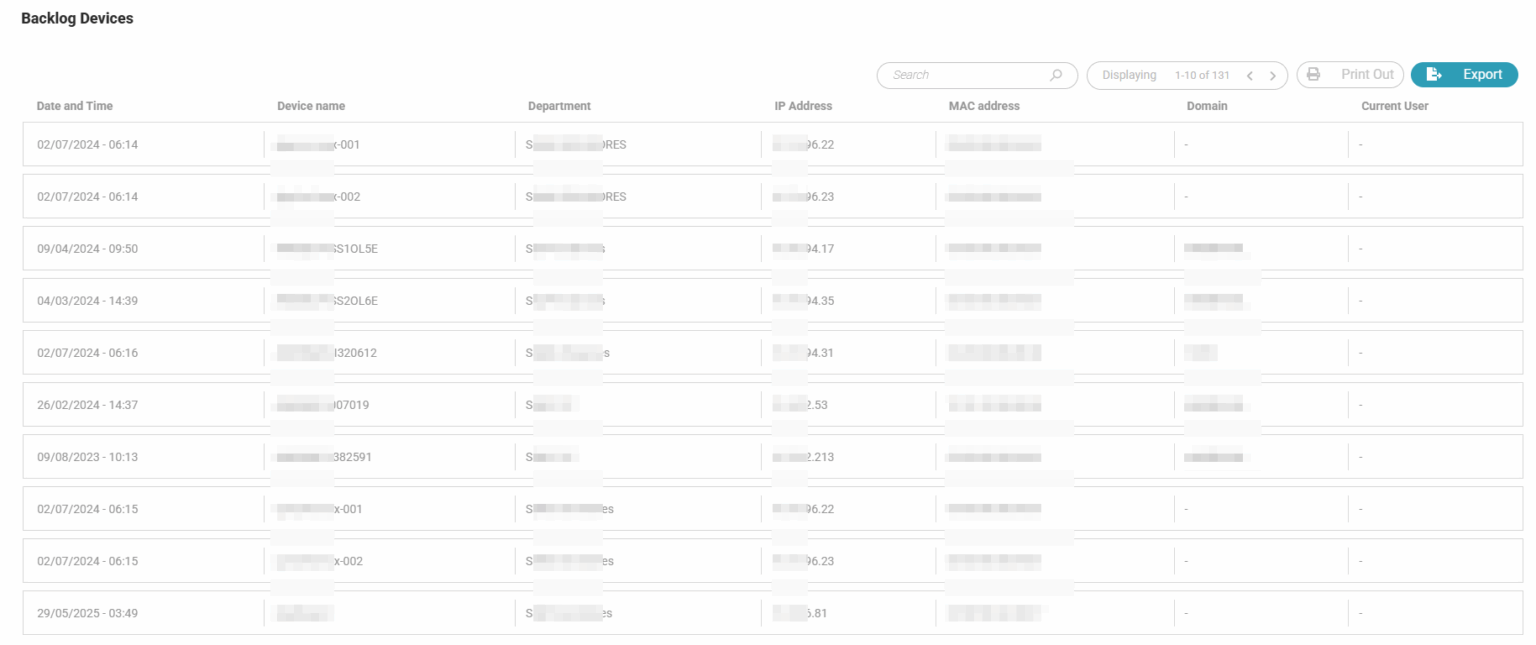 Device Without Agent - Product Documentation