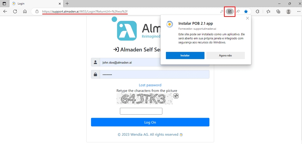 Almaden Portal de asistencia