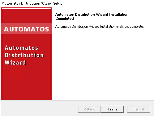 image 307 Installing and configuring the Distribution Wizard