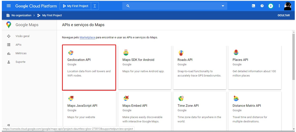 imagen 14 Google Cloud API token para mejorar la geolocalización