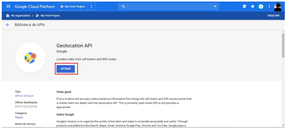 imagen 15 Google Cloud API token para mejorar la geolocalización