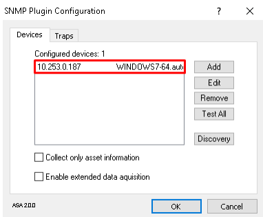 Imagem 16 Configuração de SNMP passo a passo