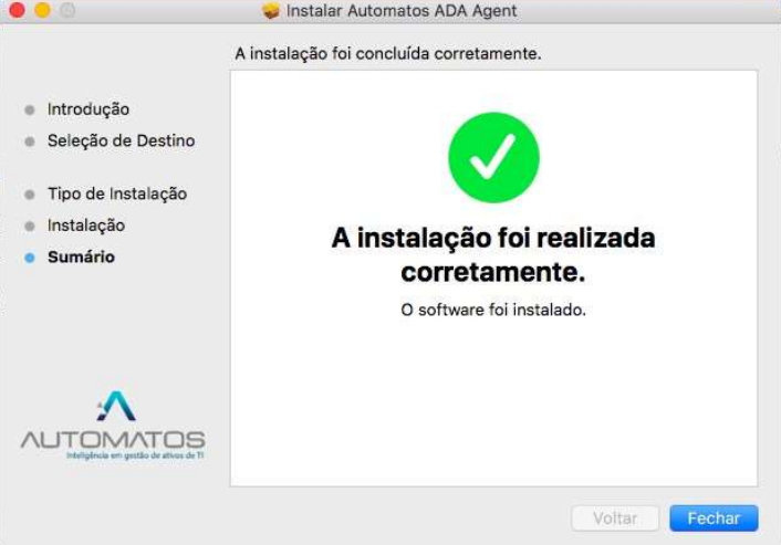 image 5 Installation of Almaden ADA Agent on MacOS