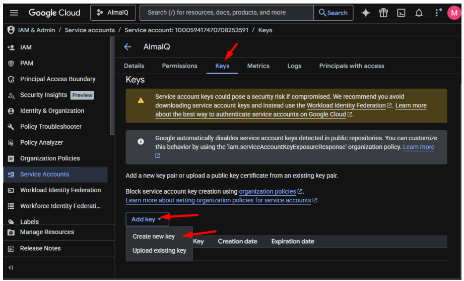 image 19 AlmaIQ Integration Google Cloud