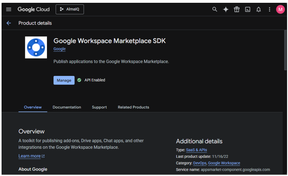 image 25 AlmaIQ Integration Google Cloud