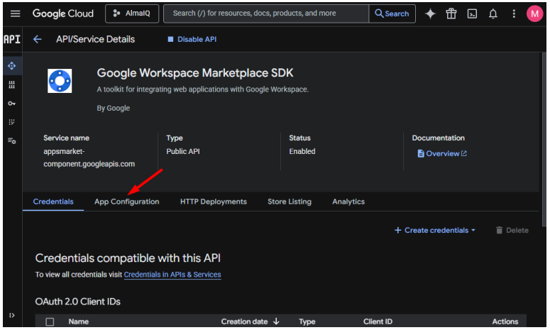 image 26 AlmaIQ Integration Google Cloud