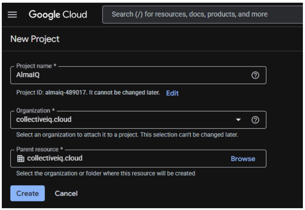 image 6 AlmaIQ Integration Google Cloud