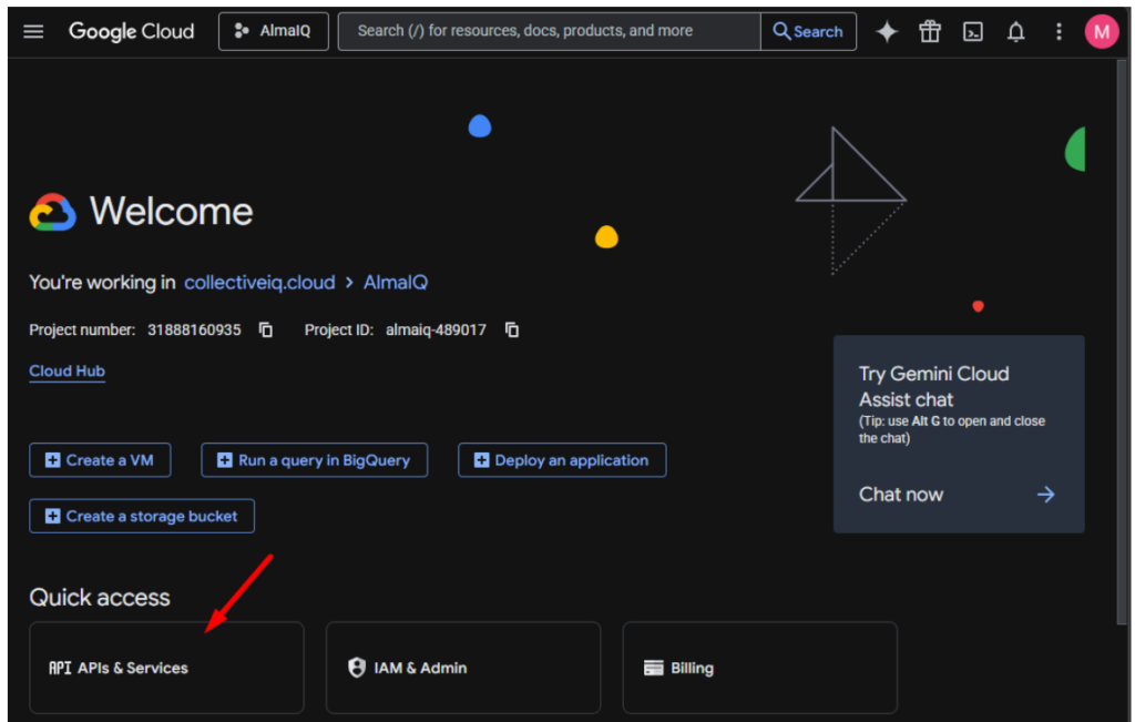 image 7 AlmaIQ Integration Google Cloud