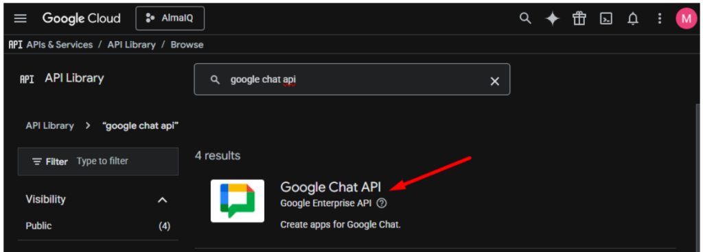 image 9 AlmaIQ Integration Google Cloud