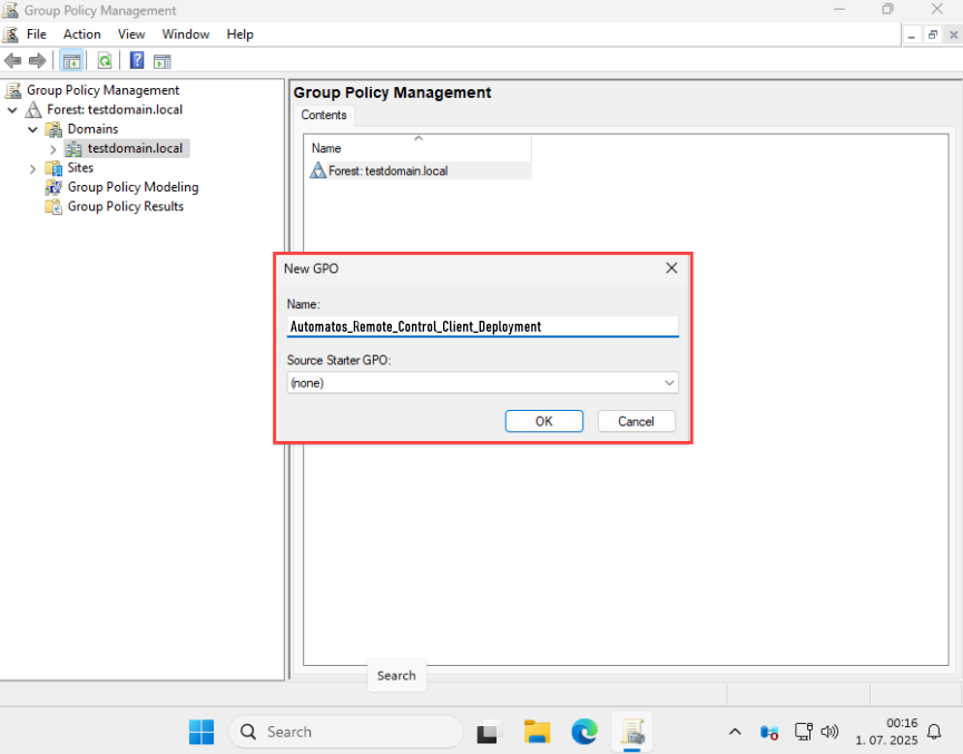 image 39 Deploy GPO - Automatos Remote Control Client / Server