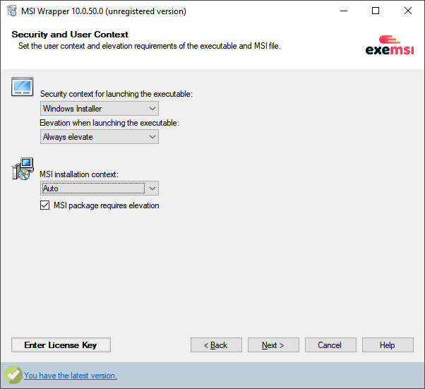 image 47 Convert ".exe" Installer to ".msi" Package
