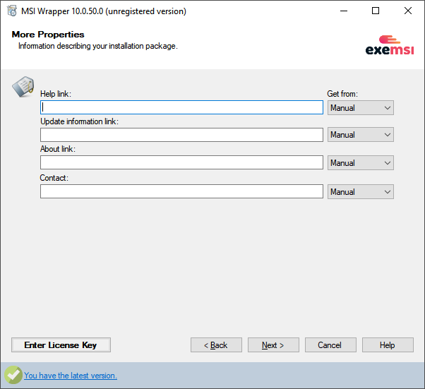 image 49 Convert ".exe" Installer to ".msi" Package