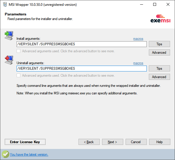 image 50 Convert ".exe" Installer to ".msi" Package