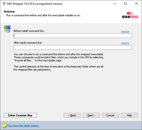 image 51 Convert ".exe" Installer to ".msi" Package